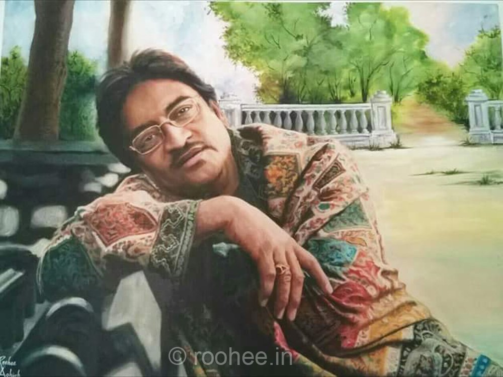 Portrait for Ustad Mashkoor Ali Khan — father and Ustad