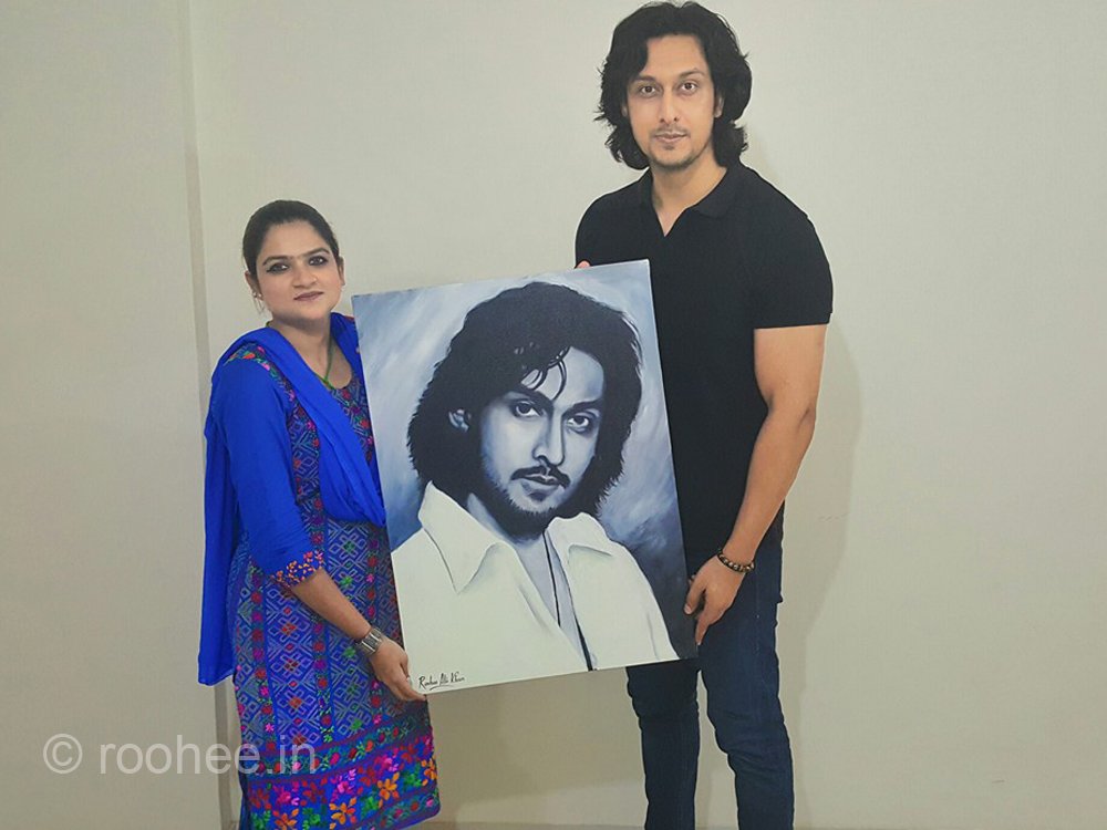 A painting for Aseem Ali Khan