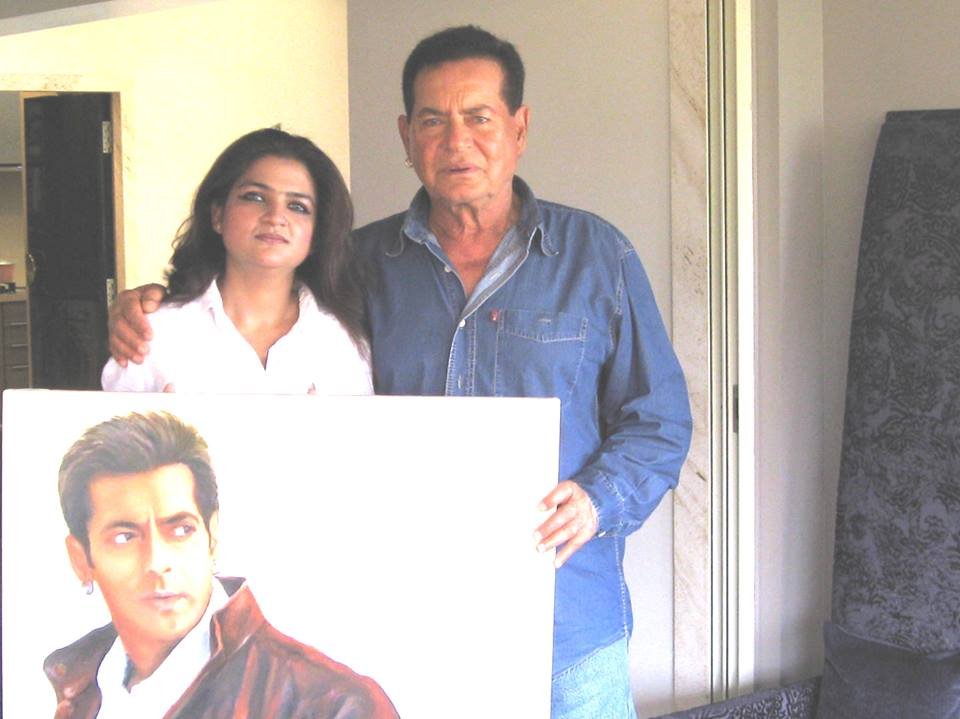 A memorable moment with Salim Khan