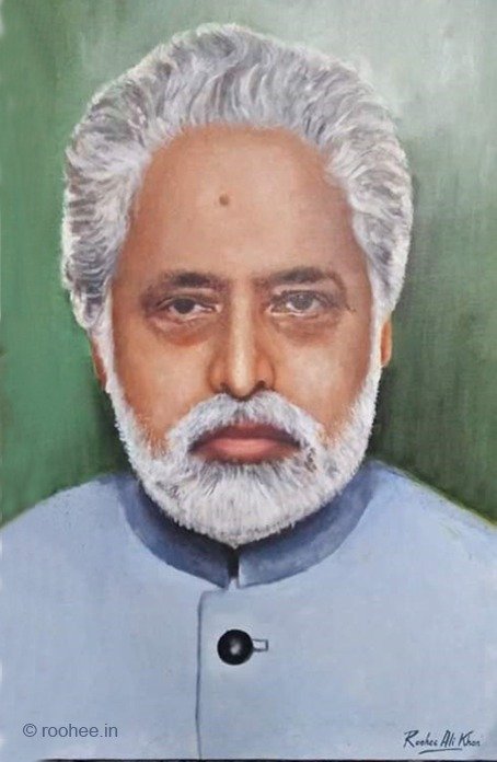 Presenting art to Sudip Bandyopadhyay ji, MP — Kolkata Uttar