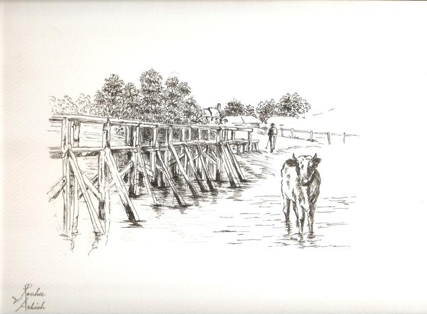 Sketch by RooHee Ali Khan