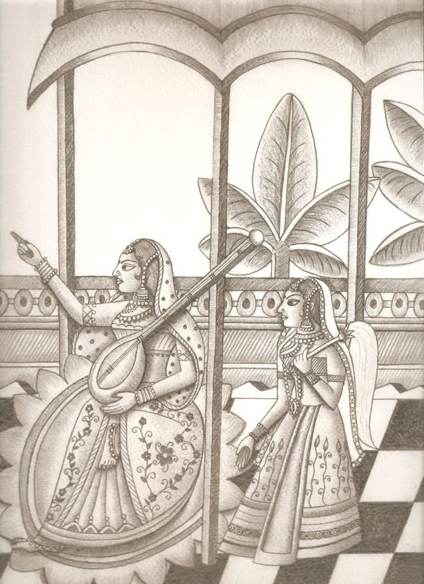Sketch by RooHee Ali Khan