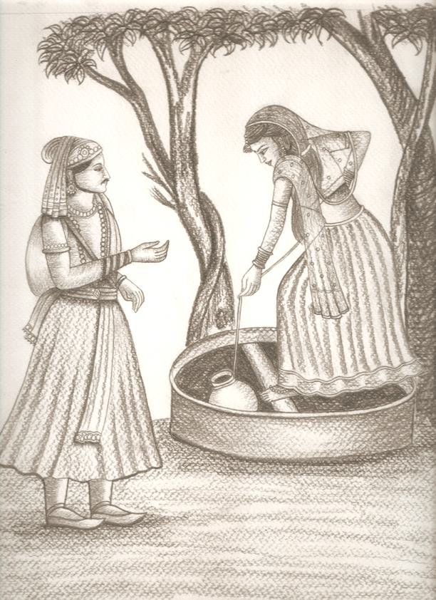 Sketch by RooHee Ali Khan