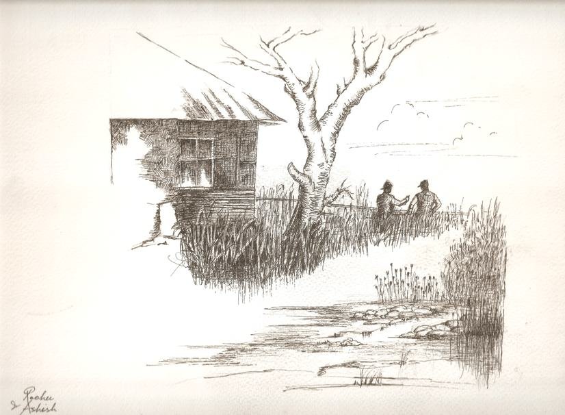 Sketch by RooHee Ali Khan