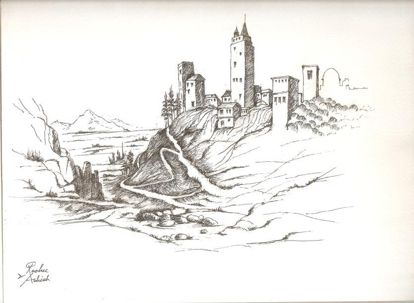 Sketch by RooHee Ali Khan
