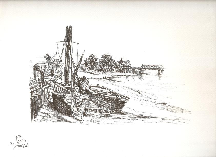 Sketch by RooHee Ali Khan