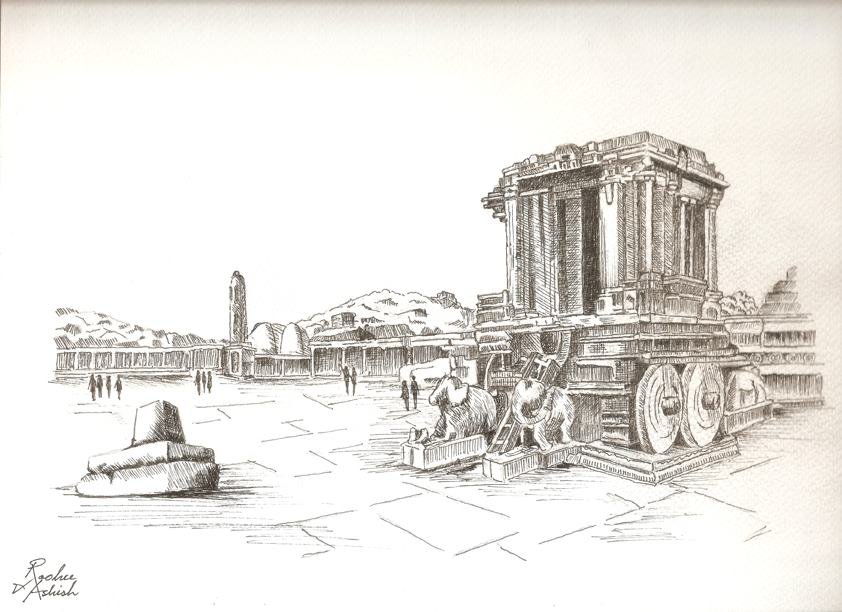 Sketch by RooHee Ali Khan